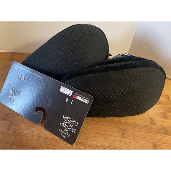 Disney Nightmare Before Christmas Jack Skellington Sally Plush Slippers S 5/6 - Picture 9 of 10